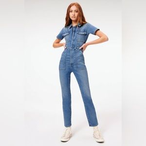 Good American Denim Jumpsuit